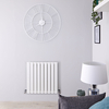 Radiatore Orizzontale di Design Bianco - 635 x 630mm - 563W - Delta