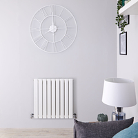 Radiatore Orizzontale di Design Bianco - 635 x 630mm - 563W - Delta