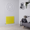 Radiatore Orizzontale di Design Giallo Revive - Diverse Misure