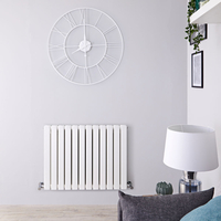 Radiatore Orizzontale Doppio di Design Bianco - 635 x 840mm - 1146W - Delta