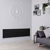Radiatore Orizzontale Nero Opaco - 1065W - 472 x 1600 - Revive
