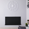 Radiatore Orizzontale Nero Opaco - 1194W - 635 x 1180mm - Revive