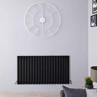 Radiatore Orizzontale Nero Opaco - 1194W - 635 x 1180mm - Revive