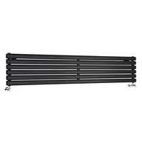 Radiatore Orizzontale Nero Opaco - 1325W - 354 x 1780mm - Revive