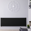Radiatore Orizzontale Nero Opaco - 1476W - 590 x 1780mm - Revive