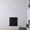 Radiatore Orizzontale Nero Opaco - 597W - 635 x 590mm - Revive