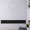 Radiatore Orizzontale Nero Opaco - 647W - 236 x 1780mm - Revive