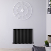 Radiatore Orizzontale Nero Opaco - 836W - 635 x 826mm - Revive