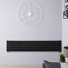 Radiatore Orizzontale Nero Opaco - 888W - 354 x 1780mm - Revive