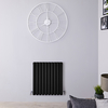 Radiatore Orizzontale Nero Opaco - 932W - 635 x 595mm - Revive