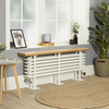 Radiatore Orizzontale Tradizionale Bianco con Panca - 480 x 1200mm - Regent