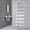 Radiatore Scaldasalviette - Design con Elementi Orizzontali - Alluminio - Bianco - 1600mm x 500mm - 701 Watt