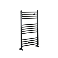 Radiatore Scaldasalviette - Design Piatto - Nero - 1000mm x 600mm - 555 Watt