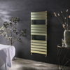Radiatore Scaldasalviette - Design Piatto - Oro Satinato - 1200 mm x 500 mm - Hudson Reed