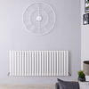 Radiatore Singolo di Design Orizzontale Bianco - 601 x 1400mm - 1338W - Revive