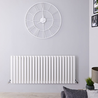 Radiatore Singolo di Design Orizzontale Bianco - 601 x 1400mm - 1338W - Revive