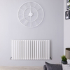 Radiatore Singolo di Design Orizzontale Bianco- 601 x 1180mm - 1115W - Revive
