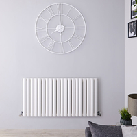 Radiatore Singolo di Design Orizzontale Bianco- 601 x 1180mm - 1115W - Revive