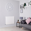 Radiatore Termoarredo Elettrico di Design Orizzontale Bianco - 635 x 1000mm - 1000W - Sloane