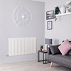 Radiatore Termoarredo Elettrico di Design Orizzontale Bianco - 635 x 1180mm - 800W - Sloane