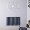 Radiatore Termoarredo Elettrico Orizzontale Termosifone Antracite - 1000W - 635 x 1000mm - Revive