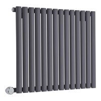 Radiatore Termoarredo Elettrico Orizzontale Termosifone Antracite - 1000W - 635 x 826mm - Revive