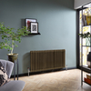Radiatore Tradizionale a Doppia Colonna Orizzontale - Bronzo Metallizzato - 600mm x 1190mm - Regent