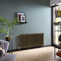 Radiatore Tradizionale a Doppia Colonna Orizzontale - Bronzo Metallizzato - 600mm x 1190mm - Regent