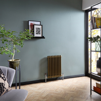 Radiatore Tradizionale a Doppia Colonna Orizzontale - Bronzo Metallizzato - 600mm x 425mm - Regent