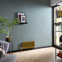 Radiatore Tradizionale a Doppia Colonna Orizzontale - Oro Metallizzato - 300mm x 605mm - Regent