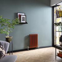 Radiatore Tradizionale a Doppia Colonna Orizzontale - Rame Metallizzato - 600mm x 425mm - Regent