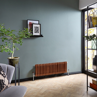 Radiatore Tradizionale a Doppia Colonna Orizzontale - Rame Metallizzato- 300mm x 1010mm - Regent