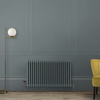 Radiatore Tradizionale a Tripla Colonna Orizzontale Blu (Slate Blue) - Scelta di Dimensioni - Regent