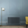 Radiatore Tradizionale a Tripla Colonna Orizzontale Blu (Squirrel Blue) - Scelta di Dimensioni - Regent