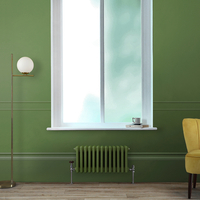 Radiatore Tradizionale a Tripla Colonna Orizzontale Verde (Fern Green) - 300mm x 605mm - Regent