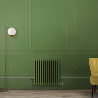 Radiatore Tradizionale a Tripla Colonna Orizzontale Verde (Fern Green) - 600mm x 605mm - Regent