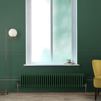 Radiatore Tradizionale a Tripla Colonna Orizzontale Verde (Pine Green) - 300mm x 1415mm - Regent
