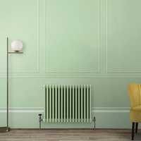 Radiatore Tradizionale a Tripla Colonna Orizzontale Verde (Pippin Green) - 500mm x 785mm - Regent