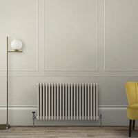 Radiatore Tradizionale a Tripla Colonna Orizzontale Beige (Millstone) - Scelta di Dimensioni - Regent