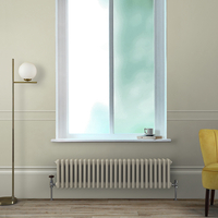 Radiatore Tradizionale a Tripla Colonna Orizzontale Color Lino (Pebble) - 300mm x 1190mm - Regent