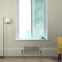 Radiatore Tradizionale a Tripla Colonna Orizzontale Color Lino (Pebble) - 300mm x 605mm - Regent