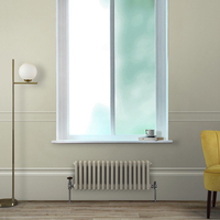 Radiatore Tradizionale a Tripla Colonna Orizzontale Color Lino (Pebble) - 300mm x 785mm - Regent
