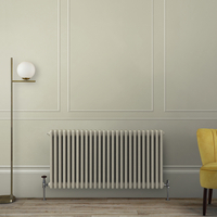 Radiatore Tradizionale a Tripla Colonna Orizzontale Color Lino (Pebble) - 600mm x 1190mm - Regent