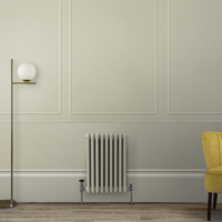 Radiatore Tradizionale a Tripla Colonna Orizzontale Color Lino (Pebble) - 600mm x 425mm - Regent