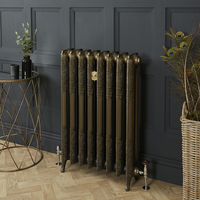 Radiatore Tradizionale in Ghisa a 2 Colonne Alto 950mm - Finitura Ottone Naturale - Charlotte