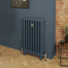 Radiatore Tradizionale in Ghisa a 3 Colonne Alto 760mm - Finitura Blu Hague Blue di Farrow & Ball - Mercury