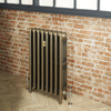 Radiatore Tradizionale in Ghisa a 4 Colonne - Alto 760mm - Finitura Ottone Naturale - Mercury