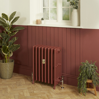 Radiatore Tradizionale in Ghisa a 6 Colonne Alto 660mm - Finitura Rosso Mattone Eating Room Red di Farrow & Ball - Isabel