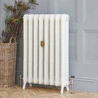 Radiatore Tradizionale in Ghisa Alto 950mm - Bianco Porcellana - Disponibile in Diverse Misure - Charlotte