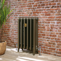 Radiatore Tradizionale in Ghisa da 760mm Colonne Ovali - Color Ottone Classico